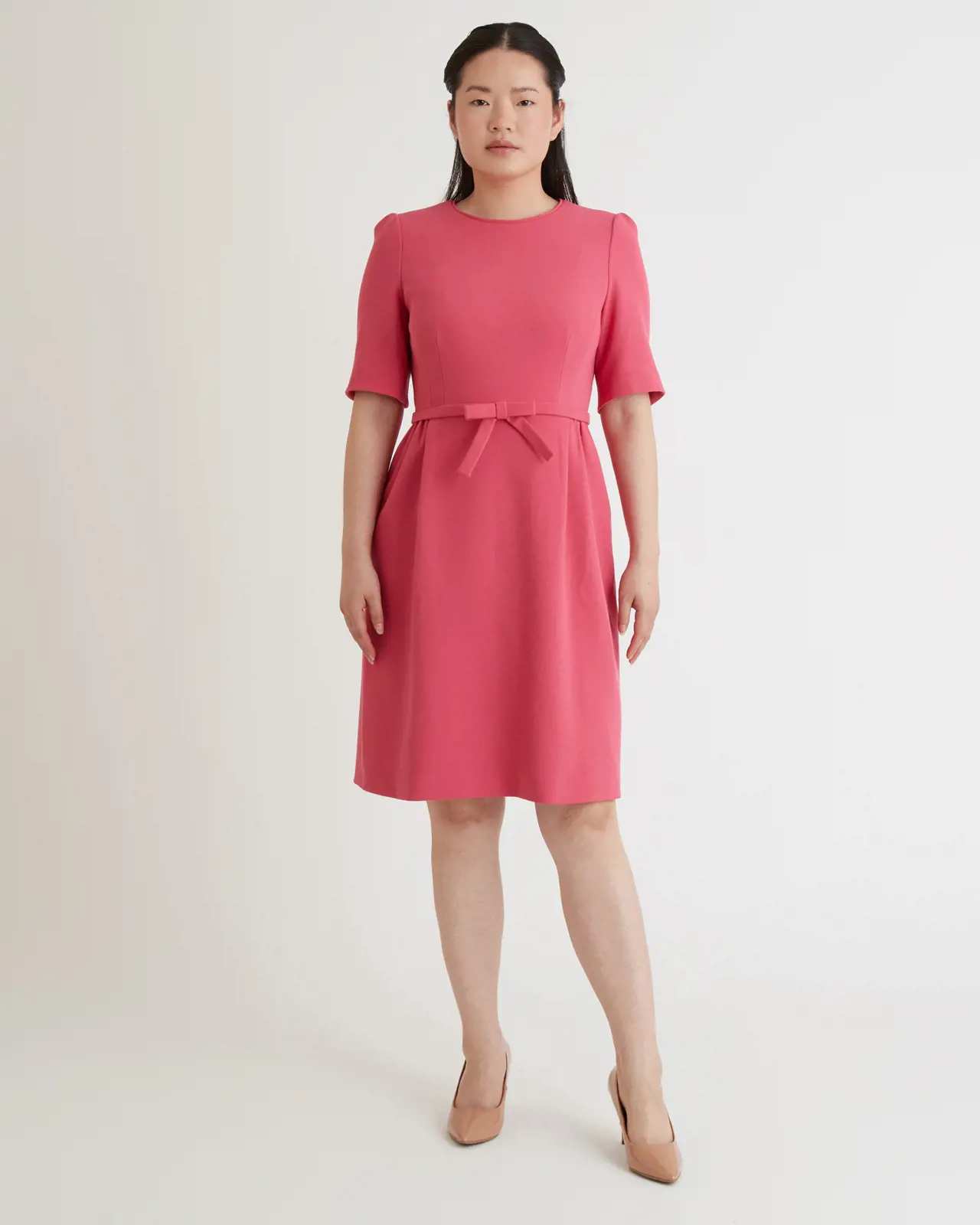 Lk bennett dress pink best sale